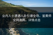 业内人士遭遇八卦引爆全场，鉴黄师全网沸腾，详情点击