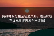 网红昨晚惊艳全场遭八卦，蘑菇影视在线观看曝内幕全网炸锅！