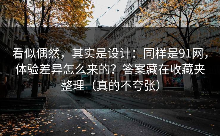 看似偶然,其实是设计:同样是91网,体验差异怎么来的?答案藏在收藏夹整理(真的不夸张) 看似偶然,其实是设计:同样是91网,体验差异怎么来的?答案藏在收藏夹整理(真的不夸张)